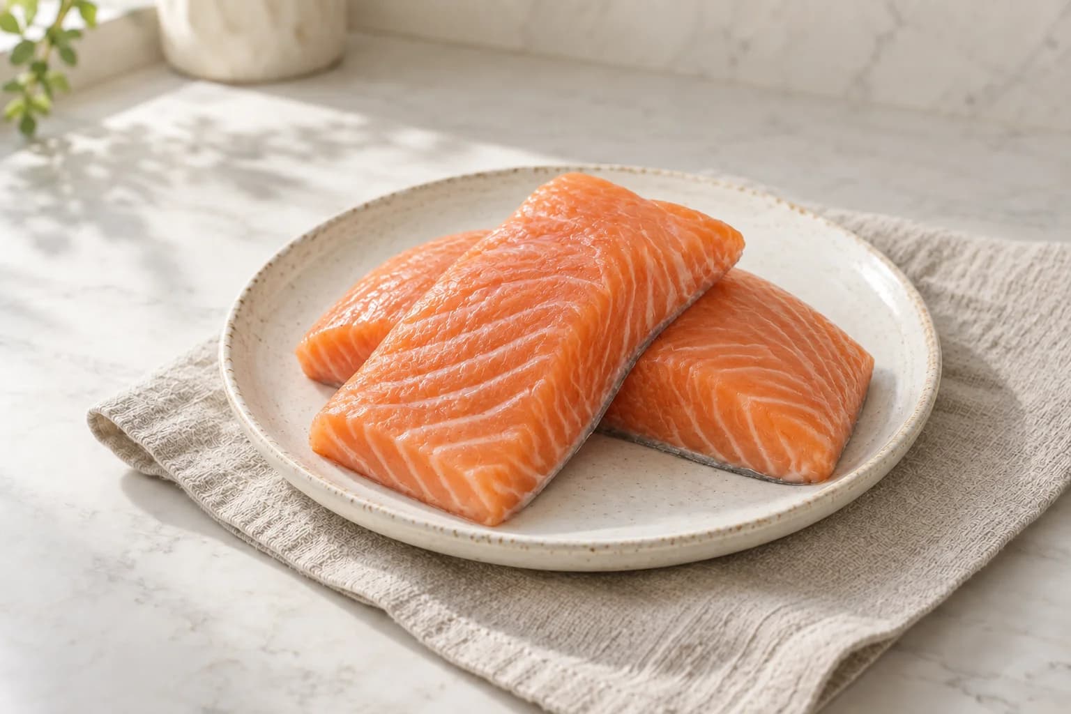 Salmon ingredient illustration